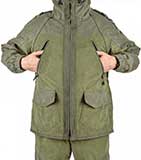 Демисезонный костюм «Сталкер I (-15)» (Islandiya) [Хаки] - Удобное расположение карманов на влагозащитных молниях