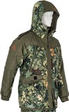 Демисезонный костюм «Explorer» лес-цифра - Куртка прямого силуэта с центральной застежкой на двухбегунковую молнию.