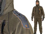 Демисезонный костюм для охоты «Tracker I (-5)» [Olive] - На плечах специальный пластиковый стопор для ружейного ремня
