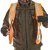 Демисезонный костюм для охоты «Tracker I (-5)» [Olive] - молнии для пристегивания жилета (сигнального, страховочного, разгрузочного)