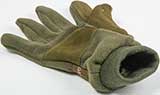 Перчатки охотника флис-кожа (Хаки) - Доп. изображение